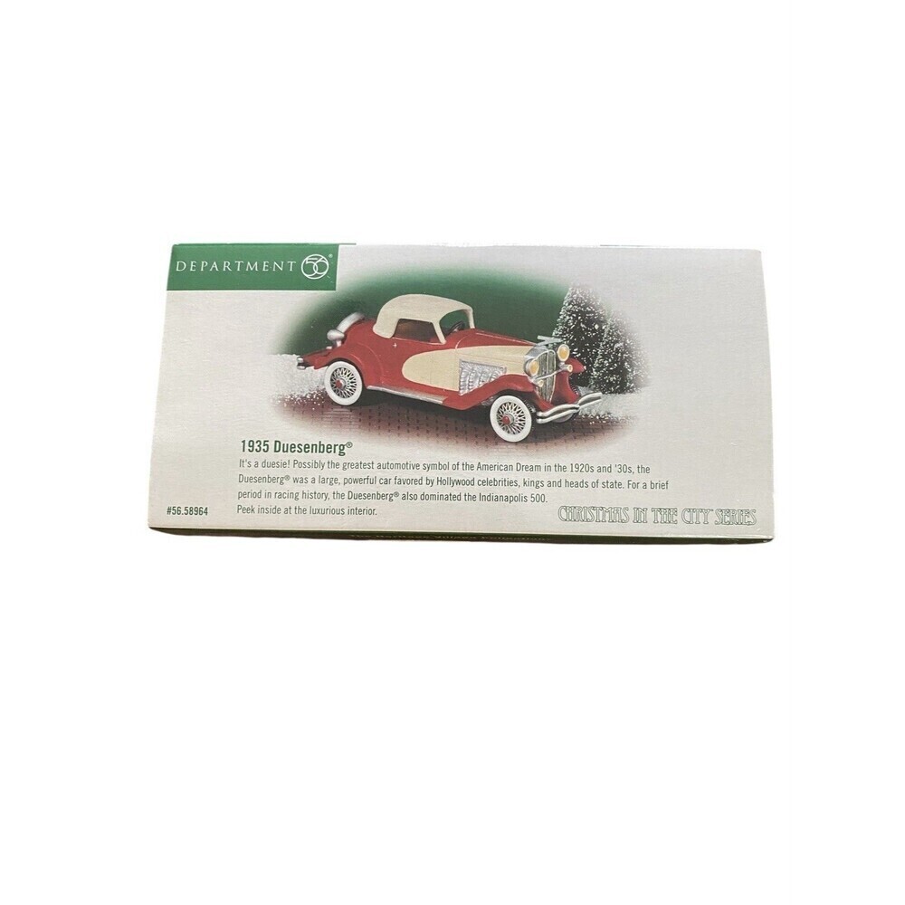 Dept 56 1935 Duesenberg Heritage Village #56.58964 NOS